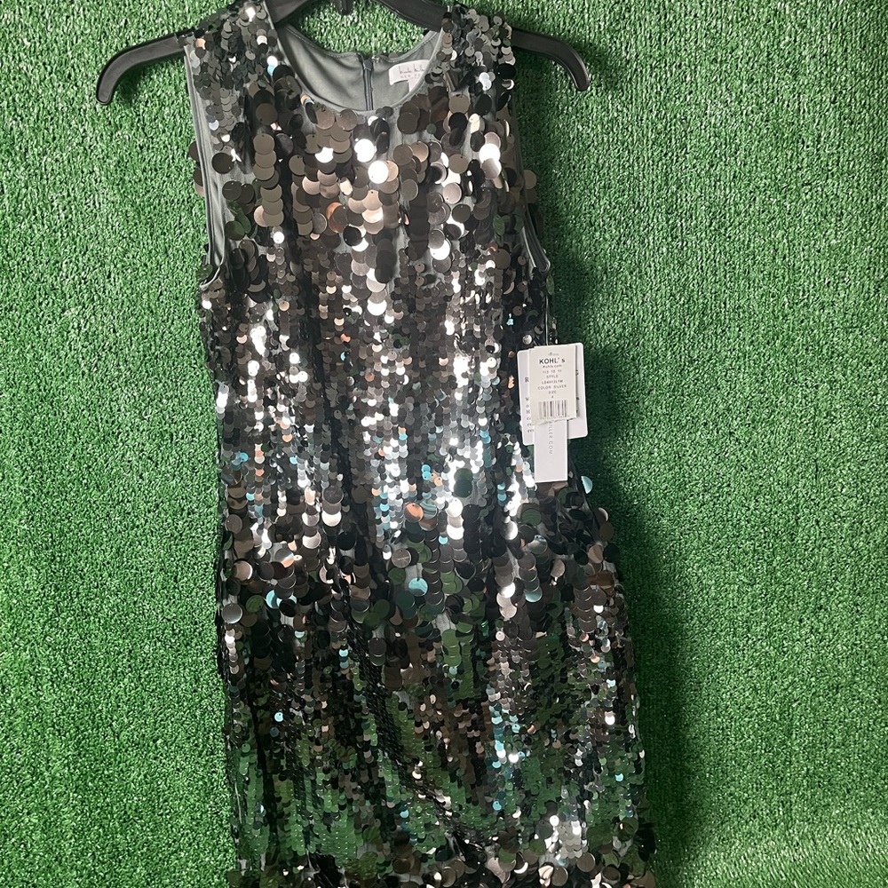 Kohl's Silver Sequin Dress